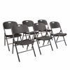 Picture of Amazon Basics Folding Plastic Chair, 350-Pound Capacity, Black, 6-Pack