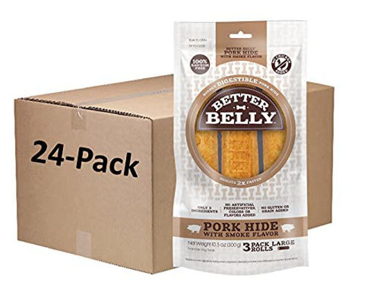GetUSCart- Better Belly Pork Hide Rolls with Smoke Flavor Large