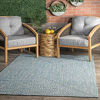 Picture of nuLOOM Wynn Braided Indoor/Outdoor Area Rug, 6' x 9', Aqua