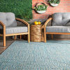 Picture of nuLOOM Wynn Braided Indoor/Outdoor Area Rug, 6' x 9', Aqua