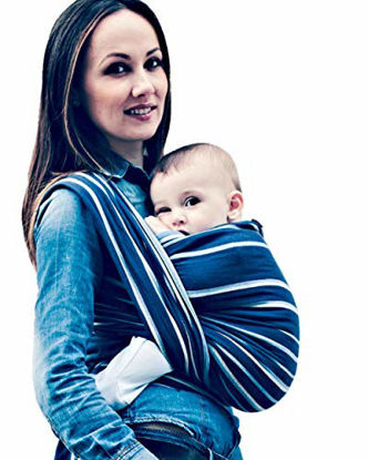 Picture of DIDYMOS Woven Wrap Baby Carrier Stripes Till (Organic Cotton), Size 7