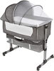 Picture of Bedside Sleeper Bedside Crib, Baby Bassinet 3 in 1 Travel Baby Crib Baby Bed with Breathable Net,Adjustable Portable Bed for Infant/Baby(Deep Grey)