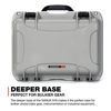 Picture of Nanuk 918 Medium Waterproof Hard Case with Padded Dividers 16.9" x 12.9" x 9.3" - Silver (918-2005)