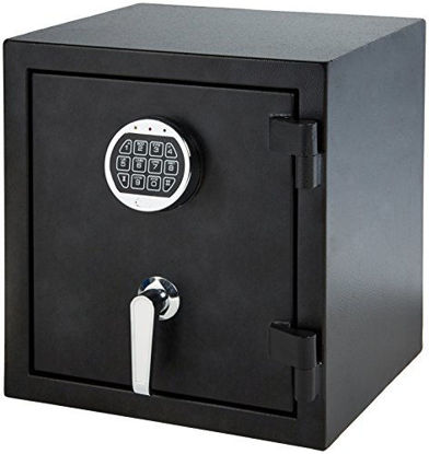 Picture of Amazon Basics Fire Resistant Security Safe with Programmable Electronic Keypad - 0.83 Cubic Feet, 14.17 x 12.2 x 15.75 inches