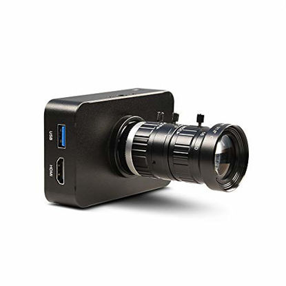 Picture of MOKOSE 4K HDMI Industry Camera C/CS-Mount Teaching Webcam with 10-50MM Telephoto Zoom Manual Lens