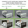 Picture of Full Size Conversion Kit Bed Rails for Oxford Baby Cribs (Arctic Gray)