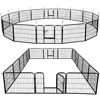 Picture of Yaheetech 31''W x 24''H Foldable Pet Pen - Metal Dog Pen Puppy Cat Exercise Fence Barrier Kennel 16 Panels/32 Panels 16 Panels