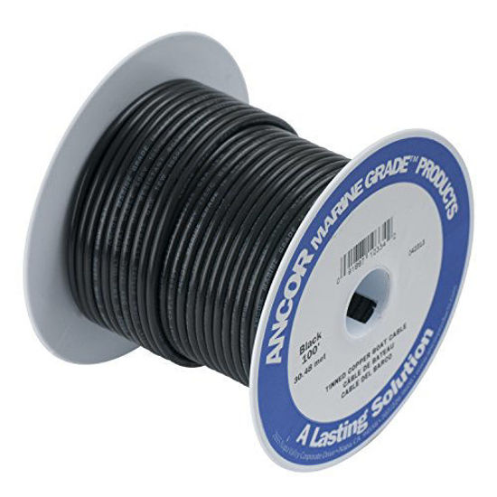 Picture of Ancor 104099 Marine Grade Electrical Primary Tinned Copper Boat Wiring (14-Gauge, Black, 1000-Feet)