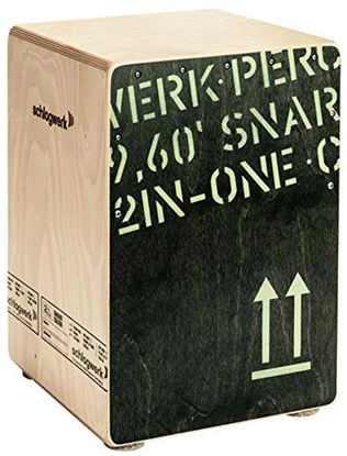 Picture of Schlagwerk CP403BLK 2inOne Series Medium Size Snare Cajon - Black