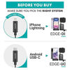 Picture of Movo Edge-DI-Duo Wireless Lavalier for iPhone - Perfect Compact Lav Mic for Smartphone Gimbal Stabilizer - Great for Vlogging, Filming, Teachers, and More - Compatible with DJI Osmo OM 4