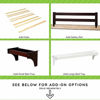 Picture of Full Size Conversion Kit Bed Rails for Select Bassett Baby Cribs (Espresso)