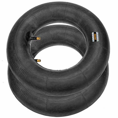 Picture of HIAORS 3.50/4.00-6 350/400-6 Tire Inner Tube with TR13 Straight Valve Stem Fits 4.10/3.50-6 13x4.00-6 13x5.00-6 145/70-6 Hand Trucks,Lawn Mowers,Yard Trailers,and Wheelbarrows Pack of 2