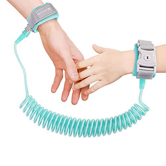 Picture of Reflective Anti Lost Wrist Link, Toddler Safety Leash with Key Lock, Safety Wrist Leash for Toddlers, Babies & Kids 8.2 feet