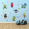 Picture of Runtoo Robots Wall Decals Educational Wall Art Stickers for Classroom Kids Boys Bedroom Wall Décor