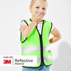 Picture of Salzmann 3M Children's High Visibility Safety Vest with Zipper | Made with 3M Reflective Material | Green