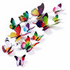 Picture of LiveGallery 72 PCS 6 Colors Removable 3D DIY Beautiful Butterfly Wall Decals Colorful Butterflies Art Decor Wall Stickers Murals for Kids Baby Boy Girls Bedroom Classroom Offices (Rainbow)