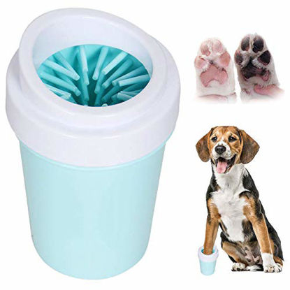 Picture of Dog Paw Cleaner Pet Paw Washer For Dogs Muddy Paws Cleaner Paw Brushes Easy Disassemble and Install Dog Foot Washer