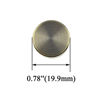 Picture of Hahiyo 20mm Diameter Mirror Screws Brushed Copper Material Solid Easy Install Brass Washer Decorative Caps Fasteners Nails Bronze 8 Pairs for Bathroom Mirrors Panels Kitchen Ceiling Arts Crafts