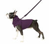 Picture of Gooby Dog Hoodie Fleece Vest - Plum, Medium - Pull Over Dog Jacket with Leash Ring - Winter Small Dog Sweater - Warm Dog Clothes for Small Dogs Girl or Boy Dog Vest for Indoor and Outdoor Use