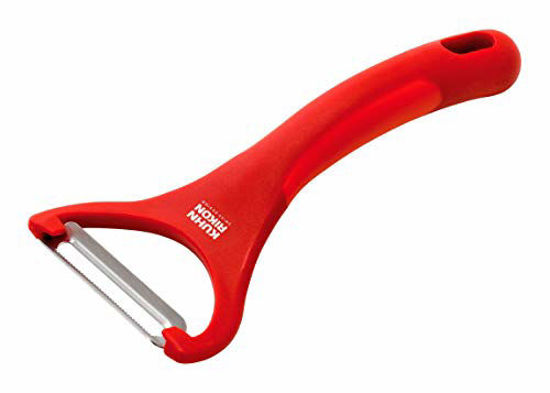 Picture of Kuhn Rikon Serrated Piranha Y Peeler 6.25 Red