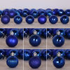 Picture of GameXcel 10Pcs Christmas Balls Ornaments for Xmas Tree - Shatterproof Christmas Tree Decorations Large Hanging Ball Blue3.2 x 10 Pack