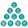 Picture of GameXcel 10Pcs Christmas Balls Ornaments for Xmas Tree - Shatterproof Christmas Tree Decorations Large Hanging Ball Teal3.2 x 10 Pack