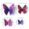 Picture of LiveGallery 72 PCS Purple Removable 3D DIY Beautiful Butterfly Wall Decals Colorful Butterflies Art Decor Wall Stickers Murals for Kids Baby Boy Girls Bedroom Classroom Offices TV Background