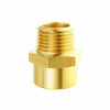 Picture of Joywayus 1/2" NPT Thread Female × 1/2" G Thread Male Brass Pipe Fitting Adapter