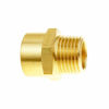 Picture of Joywayus 1/2" NPT Thread Female × 1/2" G Thread Male Brass Pipe Fitting Adapter