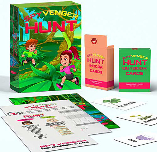 Picture of Kids Scavenger Hunt Game for Kids - Treasure Hunt Game Fun Outdoor Activities for Kids Yard Camping Party Indoor Play Rainy Day Game Family Board Games Girls Boys Teens Children - TRENDY PRO SPYvenger