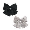 Picture of PIDOUDOU Set of 6 Big Satin Solid 8 Inch Bow Hair Clips Women Barrettes