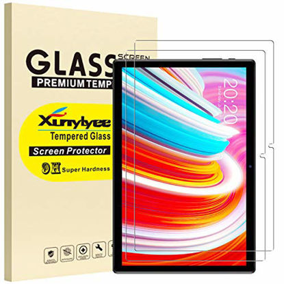 Picture of [2-Pack] XunyLyee Screen Protector Compatible with Teclast P20HD / TECLAST M40, Tempered Glass Film for TECLAST M40 10.1 Inch Anti-Scratch