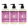 Picture of Mrs. Meyer's Clean Day Liquid Hand Soap, Cruelty Free and Biodegradable Hand Wash Formula Made with Essential Oils, Peony Scent, 12.5 oz - Pack of 3