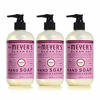 Picture of Mrs. Meyer's Clean Day Liquid Hand Soap, Cruelty Free and Biodegradable Hand Wash Formula Made with Essential Oils, Peony Scent, 12.5 oz - Pack of 3