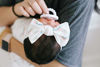 Picture of Baby Stretchy Soft Knit Headband Bow"Daydream" by Copper Pearl