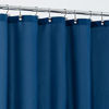 Picture of ALYVIA SPRING Waterproof Fabric Shower Curtain Liner - Soft & Light-Weight Cloth Shower Liner, 3 Bottom Magnets, Hotel Quality & Machine Washable - Standard Size 72x72, Navy Blue