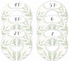 Picture of Mumsy Goose Baby Girl Clothes Dividers Nursery Closet Dividers Closet Organizers Botanical (Sizes 2t - 7 (6 rings), Black)