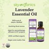 Picture of Lavender Essential Oil by Sky Organics (1 oz.) 100% Pure Steam-Distilled Lavender Essential Oil Natural Lavender Oil for Aromatherapy Diffuser Massage Candles and DIY