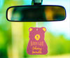 Picture of Happy Wax Scented Hanging Car Cub Air Freshener - Scented Car Freshener Infused with Natural Lavender Essential Oils. - Cute Car Freshener 4-Pack (Calming Lavender)