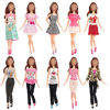 Picture of BM 30 Pcs Fashion Casual Handmade Doll Clothes Sets and Accessories for 11.5 Inch Dolls Includes 5 Dress + 5 Sets Outfit + 10 Pairs Shoes + 10 Hangers