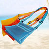 Picture of MUYIZI Beach Mesh Bag Beach Shell Bags for Holding Beach Shell ,Toys (Blue&Yellow&Orange3pack) Multicolored