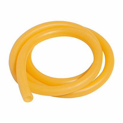 Picture of Feelers Natural Latex Rubber Tubing Tube 1/2"12mm) ID x 5/8"17mm) OD Speargun Band Slingshot Catapult Tube Rubber Hose, 1M Length