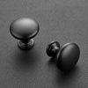 Picture of Ravinte 5 Pack Kitchen Cabinet Knobs Dresser Knobs Drawer Knobs Matte Black Zinc Knobs Drawer Pulls Door Knobs Dresser Drawer Handles Knobs for Dresser Drawers