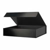 Picture of PACKHOME Gift Box 11.5x8x2.5 Inches, Gift Box with Lid, Sturdy Shirt Box with Magnetic Lid for Wrapping Gifts (Glossy Metallic Black)