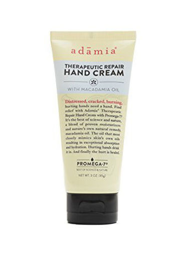 Picture of Adamia Therapeutic Repair Hand Cream with Macadamia Nut Oil and Promega7 s Paraben Non GMO, Fragrance Free, 3 Ounce (607283)