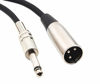 Picture of Devinal Unbalanced XLR Male to 1/4" Inch TS Mono Male Plug Audio Connector, 6.35mm to XLR Cable for Amplifiers, Instruments etc.[10 Feet]