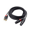 Picture of Cable Matters Dual XLR to RCA Cable 10 ft, XLR Female to RCA Cable (Dual Female XLR to RCA Cable) - 10 Feet