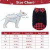 Picture of Warm Dog Sweater Winter Clothes - Plaid Patchwork Pet Doggy Knitted Sweaters Comfortable Coats for Cold Weather, Fit for Small Medium Large Dogs