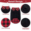 Picture of Warm Dog Sweater Winter Clothes - Plaid Patchwork Pet Doggy Knitted Sweaters Comfortable Coats for Cold Weather, Fit for Small Medium Large Dogs