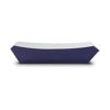 Picture of Blue Paper Hot Dog Tray or Plate (Standard Size) with Grease-Resistant Barrier by MT Products (50 Pieces)